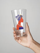 African Woman Fashion. Pint Glass -SPIdeals Designs
