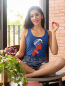 Woman Silhouette Racerback Tank -SPIdeals Designs