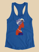 Woman Silhouette Racerback Tank -SPIdeals Designs