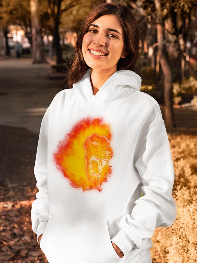 Flame Lion Hoodie or Sweatshirt -SPIdeals Designs