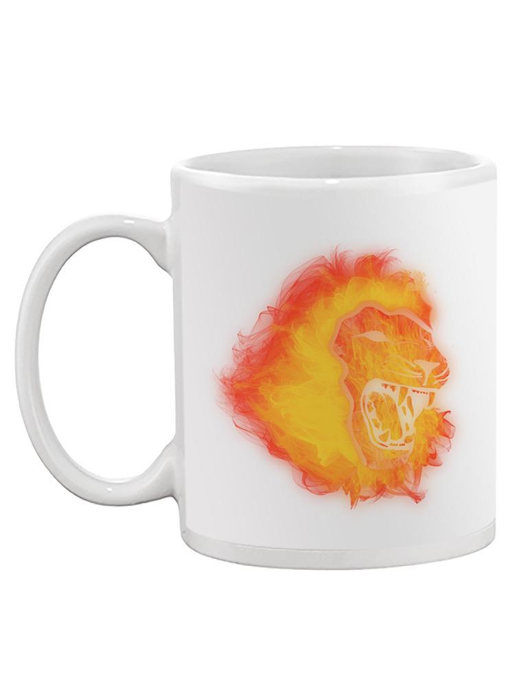 Flame Lion Mug -SPIdeals Designs