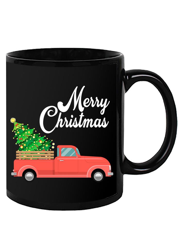 Merry Christmas Truck Mug -SPIdeals Designs
