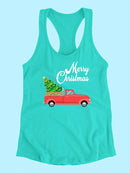 Merry Christmas Truck Racerback Tank -SPIdeals Designs