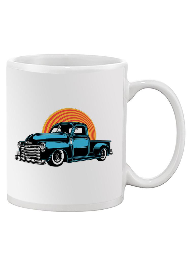 Vintage Blue Truck Mug -SPIdeals Designs