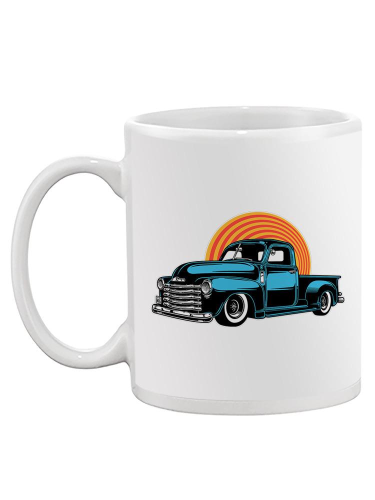 Vintage Blue Truck Mug -SPIdeals Designs