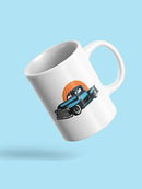 Vintage Blue Truck Mug -SPIdeals Designs
