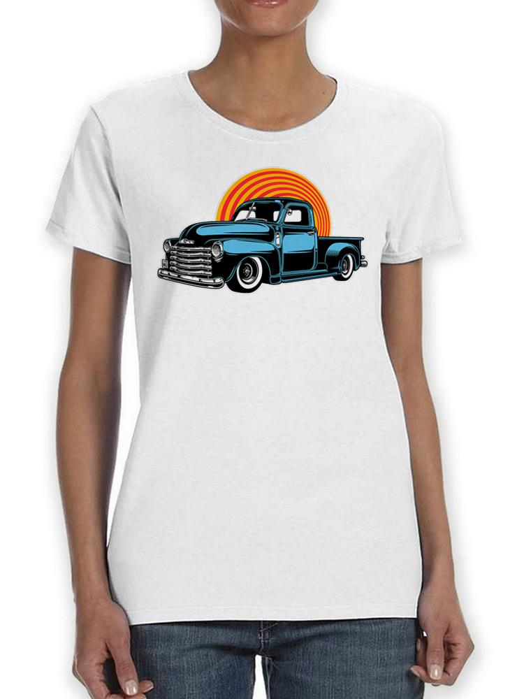 Vintage Blue Truck T-shirt -SPIdeals Designs