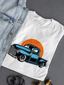 Vintage Blue Truck T-shirt -SPIdeals Designs