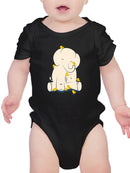 Elephant With Birds Bodysuit -Jay Fleck Designs