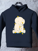 Elephant With Birds Hoodie -Jay Fleck Designs