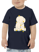 Elephant With Birds T-shirt -Jay Fleck Designs