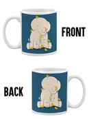 Elephant With Birds Mug -Jay Fleck Designs