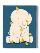 Elephant With Birds Wall Art -Jay Fleck Designs