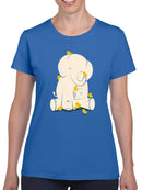 Elephant With Birds T-shirt -Jay Fleck Designs