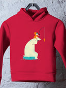 Bear And Man Fishing Hoodie -Jay Fleck Designs