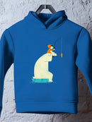 Bear And Man Fishing Hoodie -Jay Fleck Designs