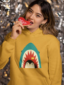 Penguin And Shark Greeting Hoodie or Sweatshirt -Jay Fleck Designs