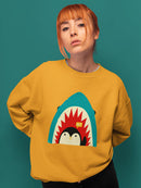Penguin And Shark Greeting Hoodie or Sweatshirt -Jay Fleck Designs