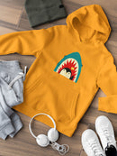 Penguin And Shark Greeting Hoodie -Jay Fleck Designs