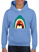 Penguin And Shark Greeting Hoodie -Jay Fleck Designs