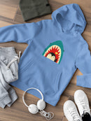 Penguin And Shark Greeting Hoodie -Jay Fleck Designs