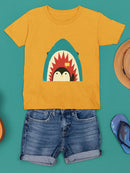 Penguin And Shark Greeting T-shirt -Jay Fleck Designs