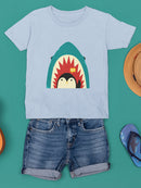 Penguin And Shark Greeting T-shirt -Jay Fleck Designs