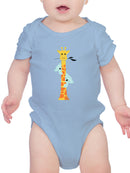 Koalas Climbing A Giraffe Bodysuit -Jay Fleck Designs