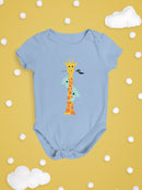 Koalas Climbing A Giraffe Bodysuit -Jay Fleck Designs