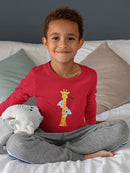 Koalas Climbing A Giraffe T-shirt -Jay Fleck Designs