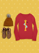 Koalas Climbing A Giraffe T-shirt -Jay Fleck Designs