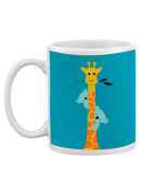 Koalas Climbing A Giraffe Mug -Jay Fleck Designs