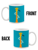Koalas Climbing A Giraffe Mug -Jay Fleck Designs