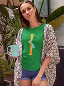 Koalas Climbing A Giraffe T-shirt -Jay Fleck Designs