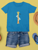 Koalas Climbing A Giraffe T-shirt -Jay Fleck Designs