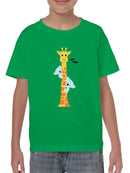 Koalas Climbing A Giraffe T-shirt -Jay Fleck Designs