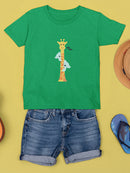Koalas Climbing A Giraffe T-shirt -Jay Fleck Designs