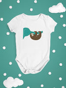 Sloth With An Elephant Bodysuit -Jay Fleck Designs