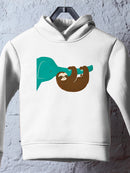 Sloth With An Elephant Hoodie -Jay Fleck Designs