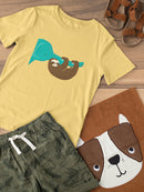 Sloth With An Elephant T-shirt -Jay Fleck Designs