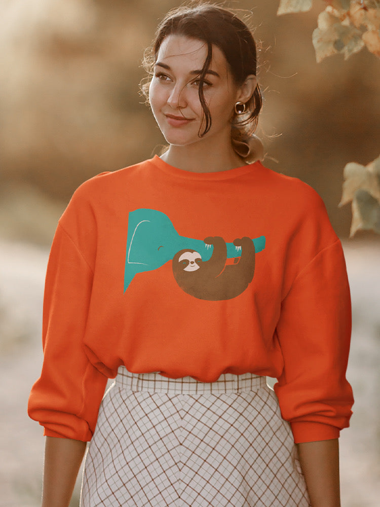 Sloth With An Elephant Hoodie or Sweatshirt -Jay Fleck Designs