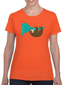 Sloth With An Elephant T-shirt -Jay Fleck Designs