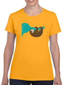 Sloth With An Elephant T-shirt -Jay Fleck Designs