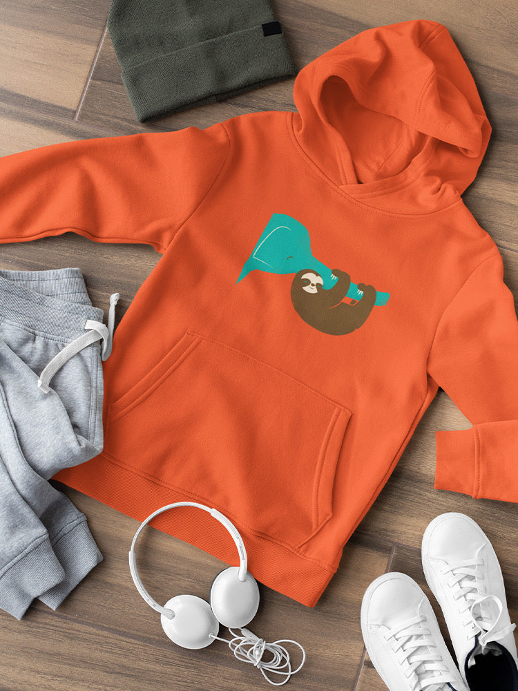 Sloth With An Elephant Hoodie -Jay Fleck Designs