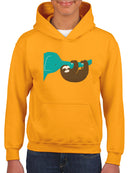 Sloth With An Elephant Hoodie -Jay Fleck Designs