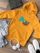 Sloth With An Elephant Hoodie -Jay Fleck Designs