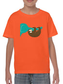 Sloth With An Elephant T-shirt -Jay Fleck Designs