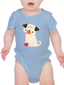 Dog With A Ball Bodysuit -Jay Fleck Designs