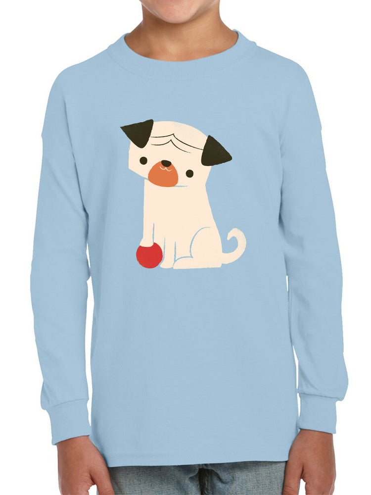 Dog With A Ball T-shirt -Jay Fleck Designs
