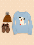 Dog With A Ball T-shirt -Jay Fleck Designs